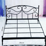 Maxbell 1/6 Scale Wrought Iron Bed Collection Bedroom Set for Life Scene Decorations