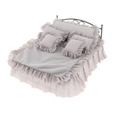 Maxbell 1/6 Scale Wrought Iron Bed Collection Bedroom Set for Life Scene Decorations