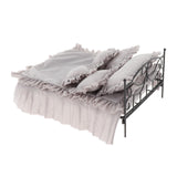 Maxbell 1/6 Scale Wrought Iron Bed Collection Bedroom Set for Life Scene Decorations