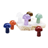 Maxbell 7x Mushroom Crystal Gemstone Crystal Gift for Lucky Meditation Spiritual