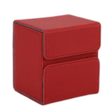 Maxbell Premium Deck Case Storage with Compartment for Tcg Trading Card Games red