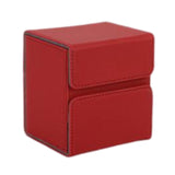 Maxbell Premium Deck Case Storage with Compartment for Tcg Trading Card Games red
