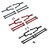 Maxbell 6Pcs Servo Rod Pull Linkages for Mini-Z Jimny 4x4 1:18 RC Car Accessories Gray