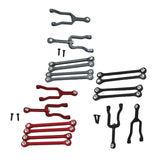 Maxbell 6Pcs Servo Rod Pull Linkages for Mini-Z Jimny 4x4 1:18 RC Car Accessories Gray