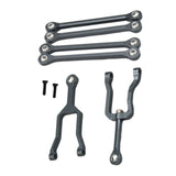 Maxbell 6Pcs Servo Rod Pull Linkages for Mini-Z Jimny 4x4 1:18 RC Car Accessories Gray
