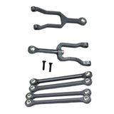 Maxbell 6Pcs Servo Rod Pull Linkages for Mini-Z Jimny 4x4 1:18 RC Car Accessories Gray