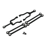 Maxbell 6Pcs Servo Rod Pull Linkages for Mini-Z Jimny 4x4 1:18 RC Car Accessories Black