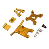 Maxbell Front Bumper 1/14 1/12 Truck Car Parts Crawler for Wltoys 144001 124016 Gold