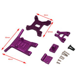 Maxbell Front Bumper 1/14 1/12 Truck Car Parts Crawler for Wltoys 144001 124016 Purple