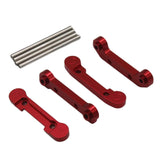 Maxbell 1/12 RC Front Rear Arms Replacement for Wltoys 144001 124019 144002 Red