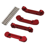 Maxbell 1/12 RC Front Rear Arms Replacement for Wltoys 144001 124019 144002 Red