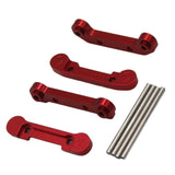 Maxbell 1/12 RC Front Rear Arms Replacement for Wltoys 144001 124019 144002 Red