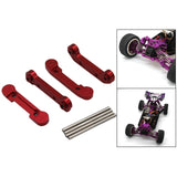 Maxbell 1/12 RC Front Rear Arms Replacement for Wltoys 144001 124019 144002 Red