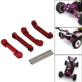 Maxbell 1/12 RC Front Rear Arms Replacement for Wltoys 144001 124019 144002 Red