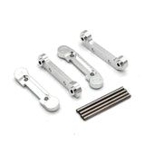 Maxbell 1/12 RC Front Rear Arms Replacement for Wltoys 144001 124019 144002 Silver