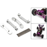 Maxbell 1/12 RC Front Rear Arms Replacement for Wltoys 144001 124019 144002 Silver