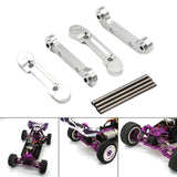 Maxbell 1/12 RC Front Rear Arms Replacement for Wltoys 144001 124019 144002 Silver