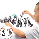 Maxbell Plastic Medieval Knight Soldier Toys Army Men Archaic Soldiers Army Infantry 24 pcs