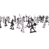 Maxbell Plastic Medieval Knight Soldier Toys Army Men Archaic Soldiers Army Infantry 24 pcs