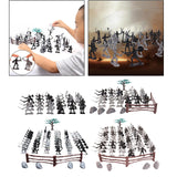 Maxbell Plastic Medieval Knight Soldier Toys Army Men Archaic Soldiers Army Infantry 24 pcs