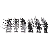 Maxbell Plastic Medieval Knight Soldier Toys Army Men Archaic Soldiers Army Infantry 24 pcs