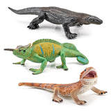 Maxbell Realistic Simulation Solid Wild Animal Model Children Gifts Shelf Decor Lizard