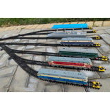 Maxbell 34x Ho Gauge Model Train Track for Electric Trains Model Micro Landscape