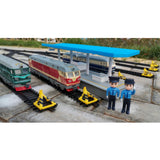 Maxbell 34x Ho Gauge Model Train Track for Electric Trains Model Micro Landscape
