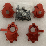 Maxbell Metal RC Portal Drive Housing Steering Knuckle for Gen8 1:10 Car Red
