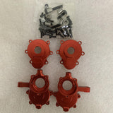 Maxbell Metal RC Portal Drive Housing Steering Knuckle for Gen8 1:10 Car Red