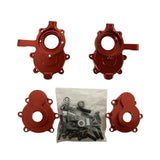 Maxbell Metal RC Portal Drive Housing Steering Knuckle for Gen8 1:10 Car Red