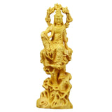 Maxbell Carving Guanyin Statue Wall Sculpture Wood for Living Room Desktop Office