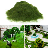 Maxbell Miniature Static Grass 5mm Fairy Garden Scene Model Sand Table Grass Powder mountain green