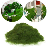 Maxbell Miniature Static Grass 5mm Fairy Garden Scene Model Sand Table Grass Powder mountain green