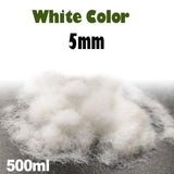 Maxbell Miniature Static Grass 5mm Fairy Garden Scene Model Sand Table Grass Powder White