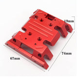 Maxbell RC Car Gear Case Mount for MN86 MN86S 1/12 Scale RC Rock Crawler Truck Parts red