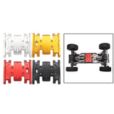 Maxbell RC Car Gear Case Mount for MN86 MN86S 1/12 Scale RC Rock Crawler Truck Parts red