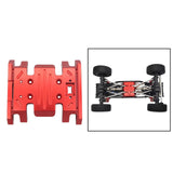 Maxbell RC Car Gear Case Mount for MN86 MN86S 1/12 Scale RC Rock Crawler Truck Parts red