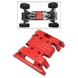 Maxbell RC Car Gear Case Mount for MN86 MN86S 1/12 Scale RC Rock Crawler Truck Parts red