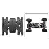 Maxbell RC Car Gear Case Mount for MN86 MN86S 1/12 Scale RC Rock Crawler Truck Parts black