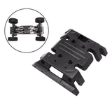 Maxbell RC Car Gear Case Mount for MN86 MN86S 1/12 Scale RC Rock Crawler Truck Parts black