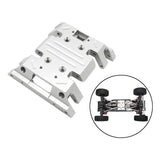 Maxbell RC Car Gear Case Mount for MN86 MN86S 1/12 Scale RC Rock Crawler Truck Parts silver