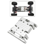 Maxbell RC Car Gear Case Mount for MN86 MN86S 1/12 Scale RC Rock Crawler Truck Parts silver