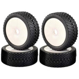 Maxbell 4Pcs RC Tires Set for Arrma HSP HPI 1/7 1/8 1/10 RC Off-Road Car Accessory White