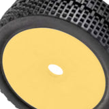 Maxbell 4Pcs RC Tires Set for Arrma HSP HPI 1/7 1/8 1/10 RC Off-Road Car Accessory Yellow