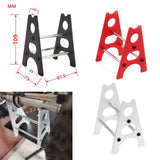 Maxbell Metal RC Car Heightening Work Stand for Axial SCX10 1/8 1/10 Climbing Car silver