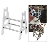 Maxbell Metal RC Car Heightening Work Stand for Axial SCX10 1/8 1/10 Climbing Car silver