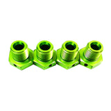 Maxbell 17mm Hex Wheel Hubs Adapter 1/8 Crawler Assembly Upgrade for Arrma Talion Green