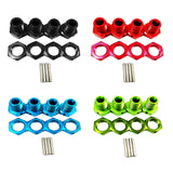 Maxbell 17mm Hex Wheel Hubs Adapter 1/8 Crawler Assembly Upgrade for Arrma Talion Green