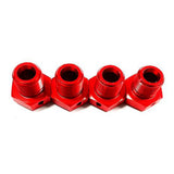 Maxbell 17mm Hex Wheel Hubs Adapter 1/8 Crawler Assembly Upgrade for Arrma Talion Red